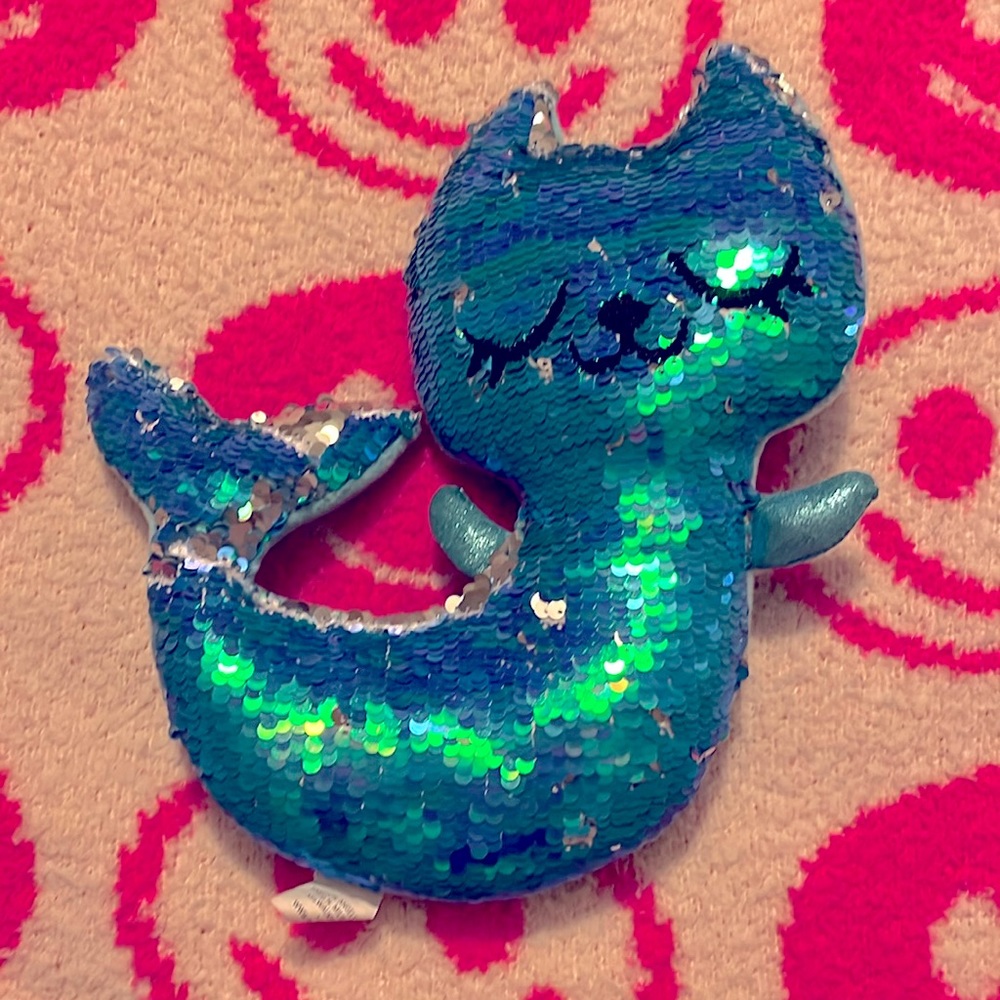 Sequin mermaid kitty